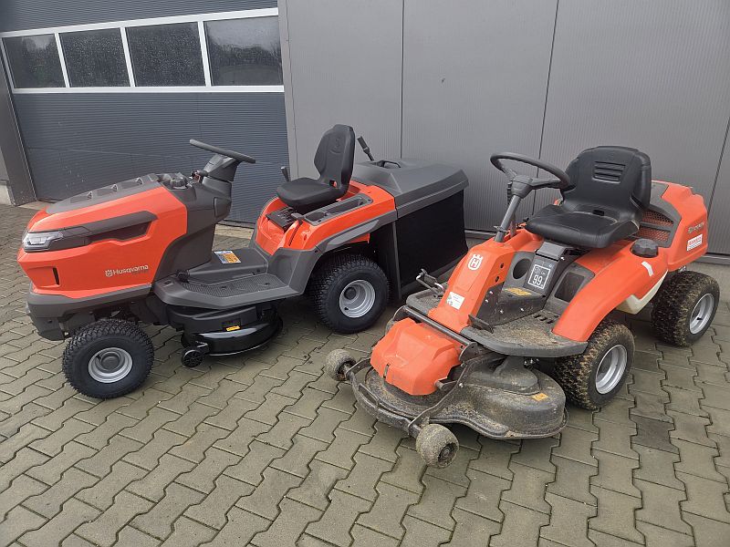 Aufsitzmäher zwei